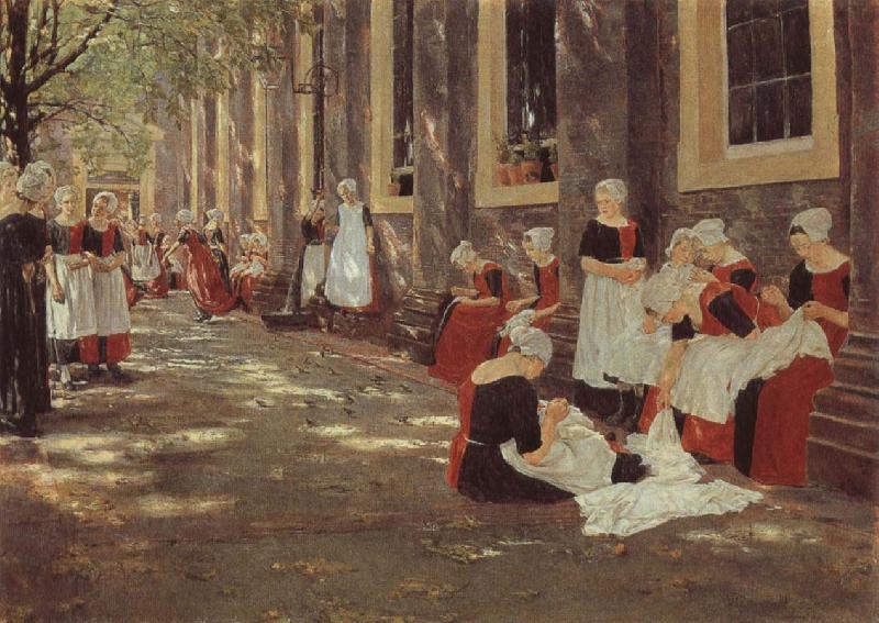 Max Liebermann The Orphanage at Amsterdam China oil painting art